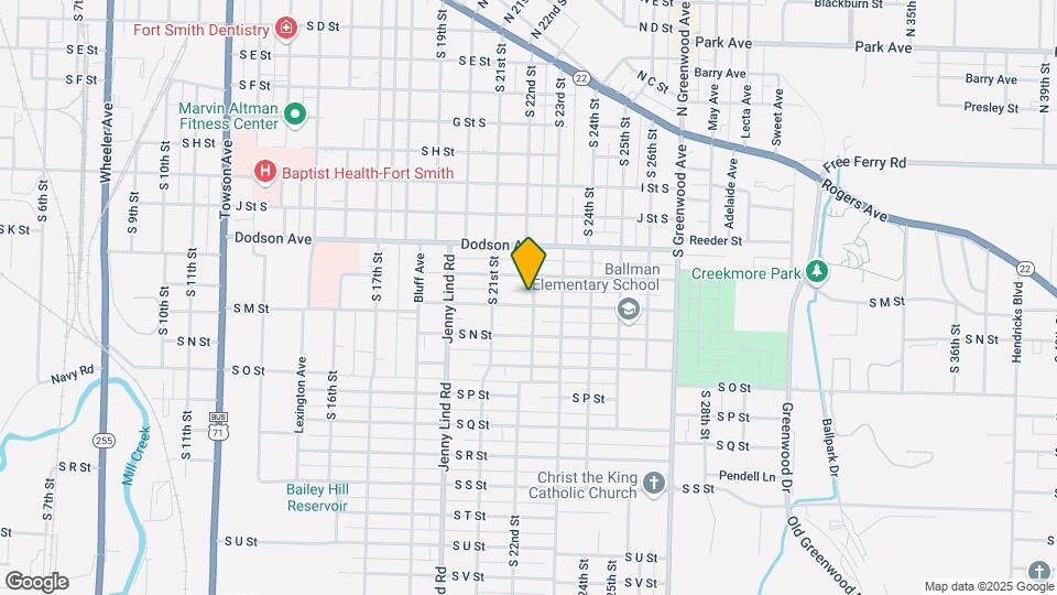 2131 S M St Map and Location Details