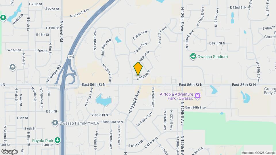 12303 E 87th St N Map and Location Details