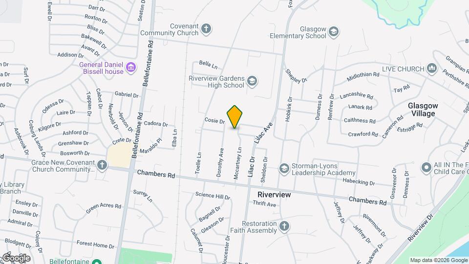 10201 Mccartney Ln Map and Location Details