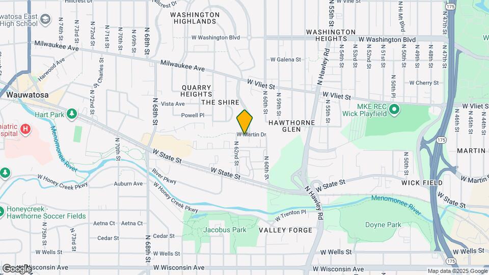 1200 N 62nd St Mapa y Detalles de la Ubicación