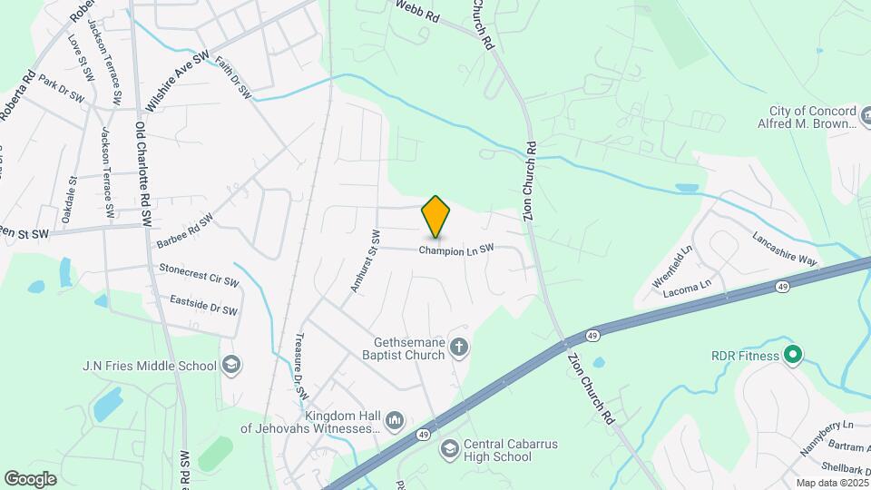 3037 Champion Ln SW Map and Location Details