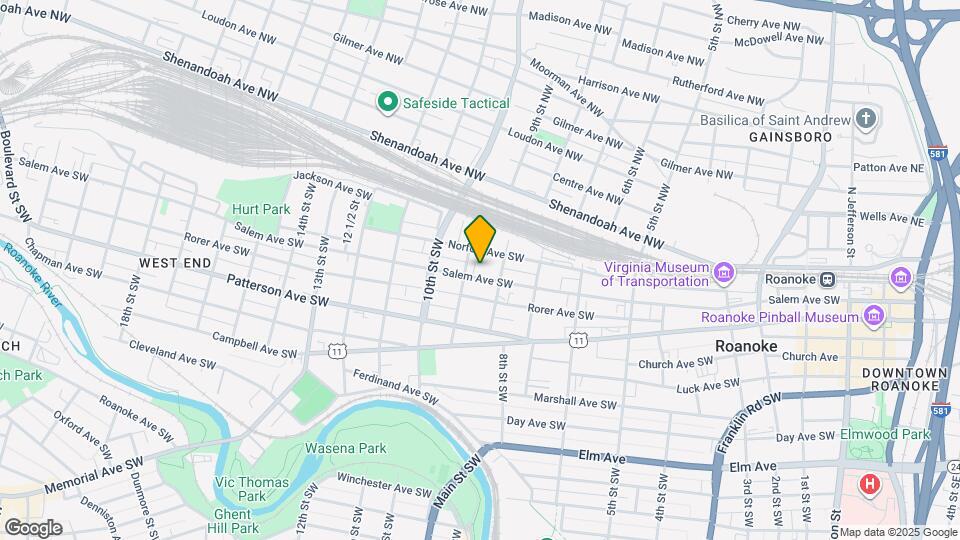 821 Salem Ave SW Map and Location Details