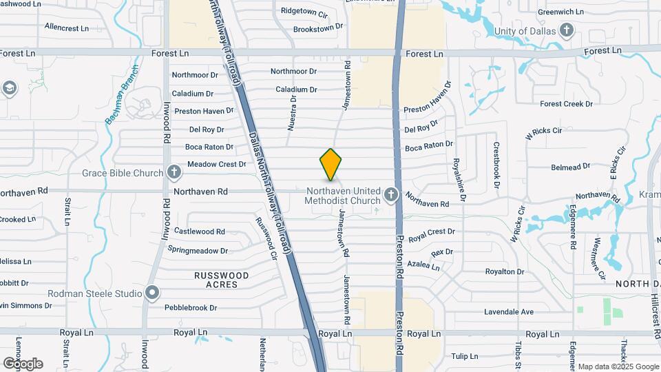 5821 Northaven Rd Mapa y Detalles de la Ubicación