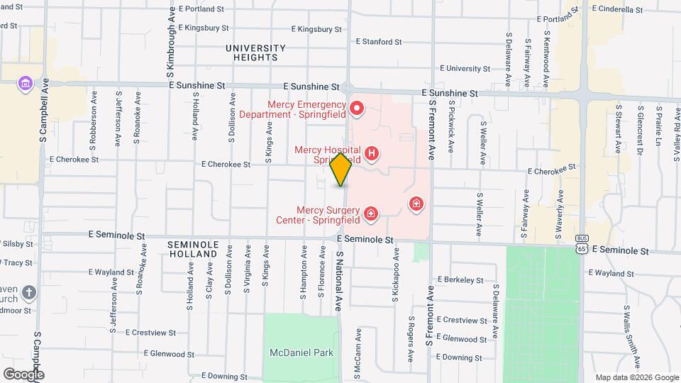 2035 S National Ave Map and Location Details