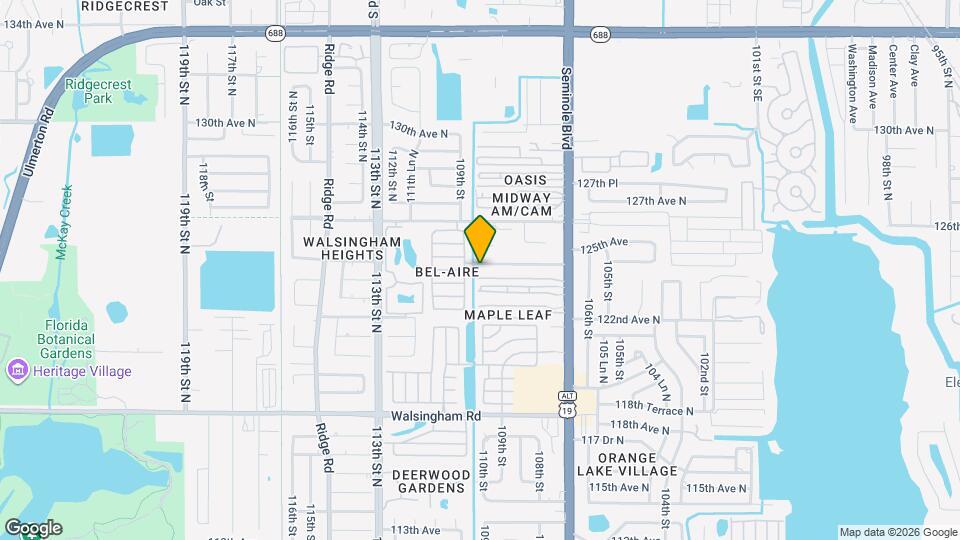 10992 124th Ave N Mapa y Detalles de la Ubicación