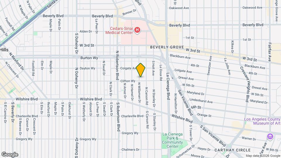 8665 Clifton Way Map and Location Details