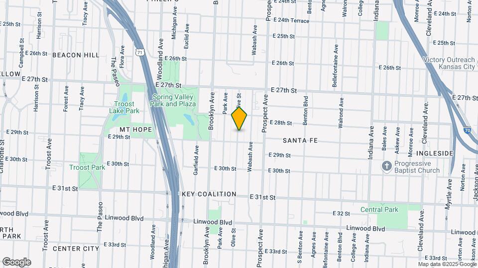 2833 Olive St Mapa y Detalles de la Ubicación