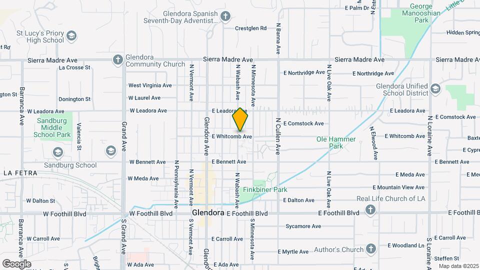 301 E Whitcomb Ave Map and Location Details