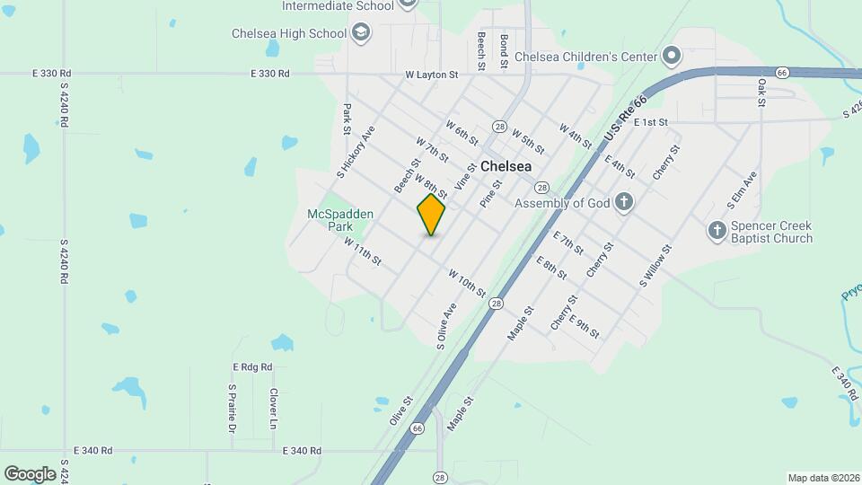 922 Vine St Map and Location Details