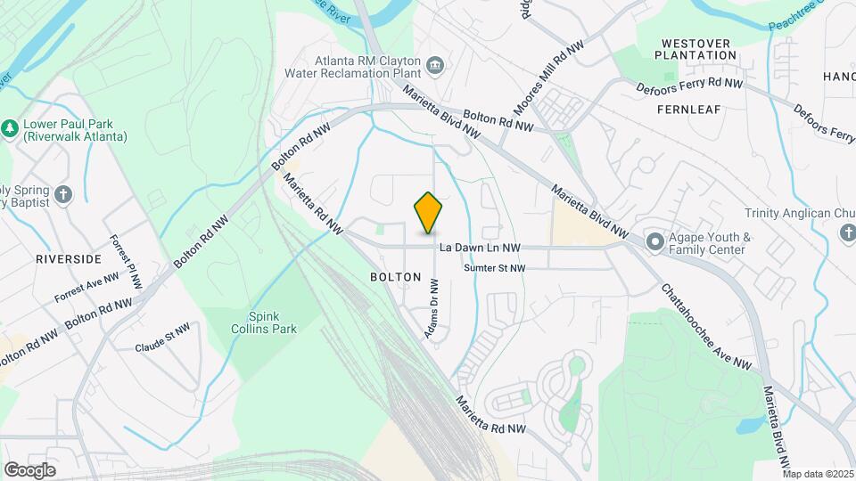 2212 Adams Dr NW Mapa y Detalles de la Ubicación