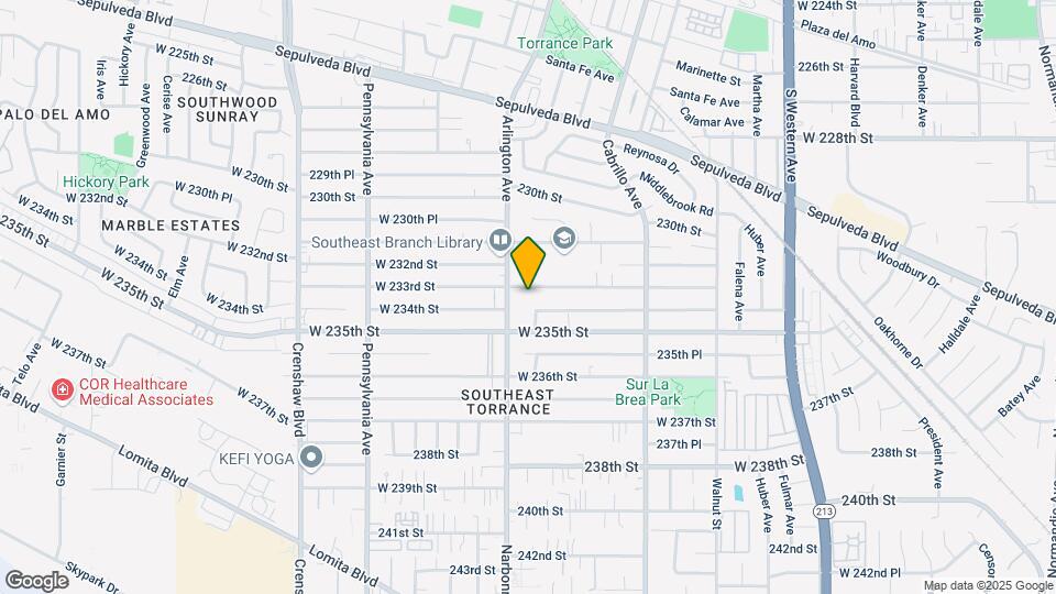 23330 Arlington Ave. Map and Location Details