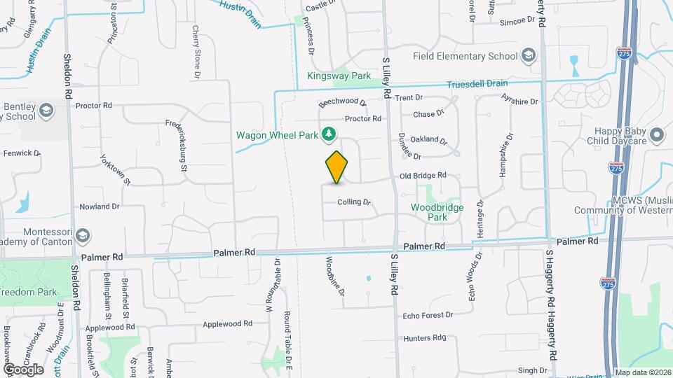 1477 Fairfax Dr Map and Location Details