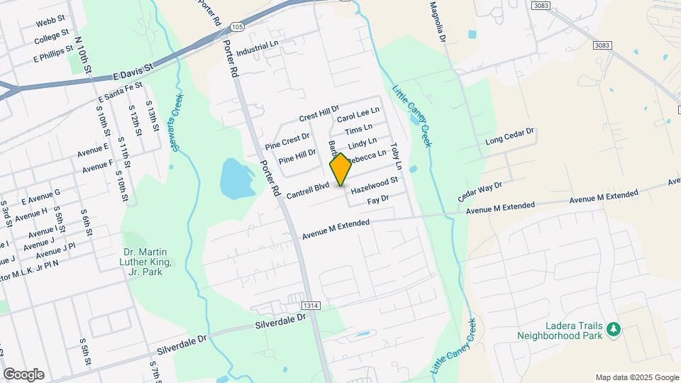 1623 Hazelwood St-Unit -A Map and Location Details