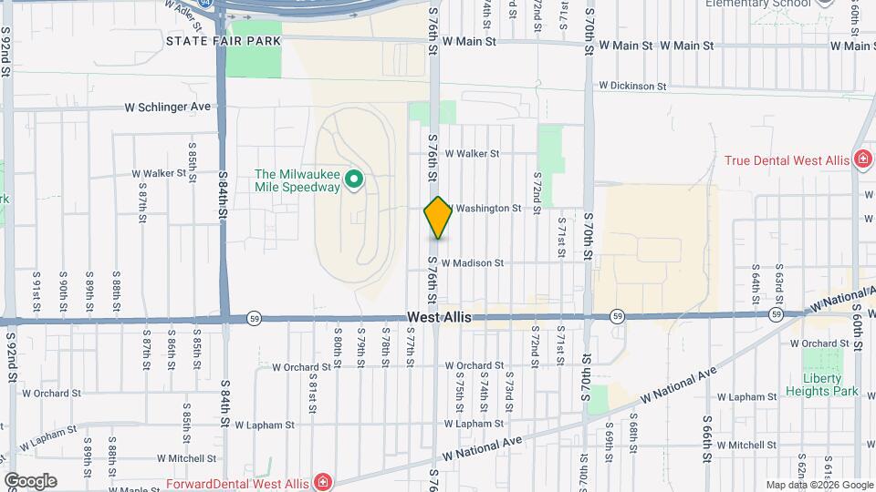 1214 S 76th St Map and Location Details