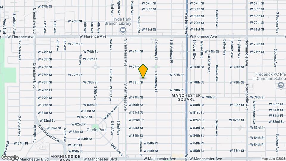 2059 W 78th St Map and Location Details