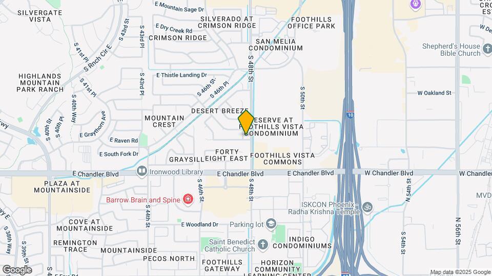 15237 S 47th Way Map and Location Details