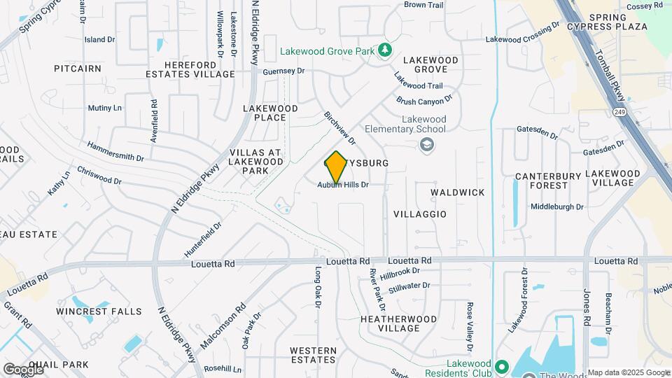 12119 Auburn Hills Dr Mapa y Detalles de la Ubicación