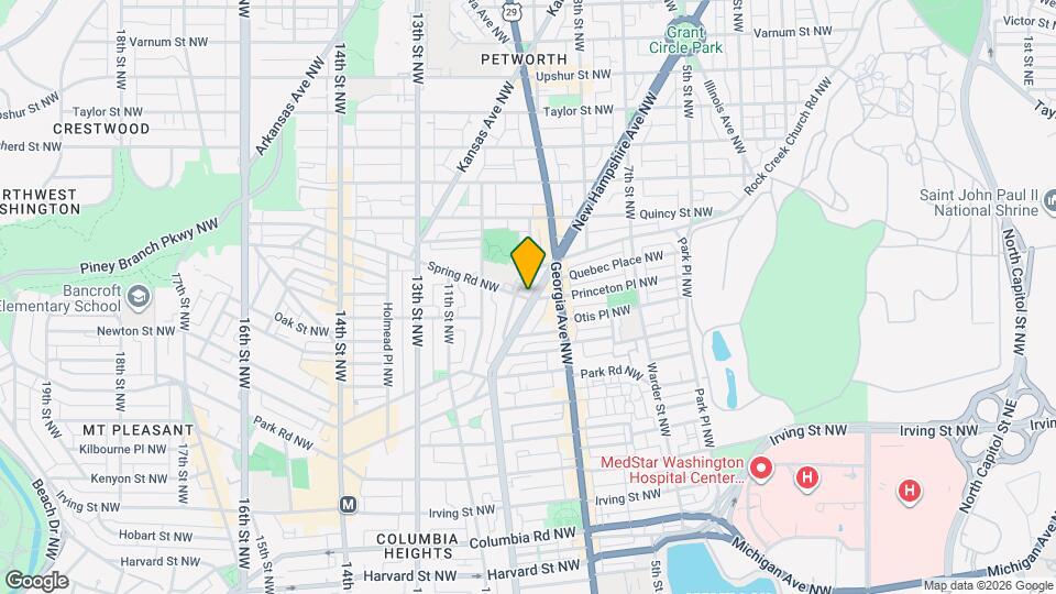 3640 New Hampshire Ave NW Map and Location Details