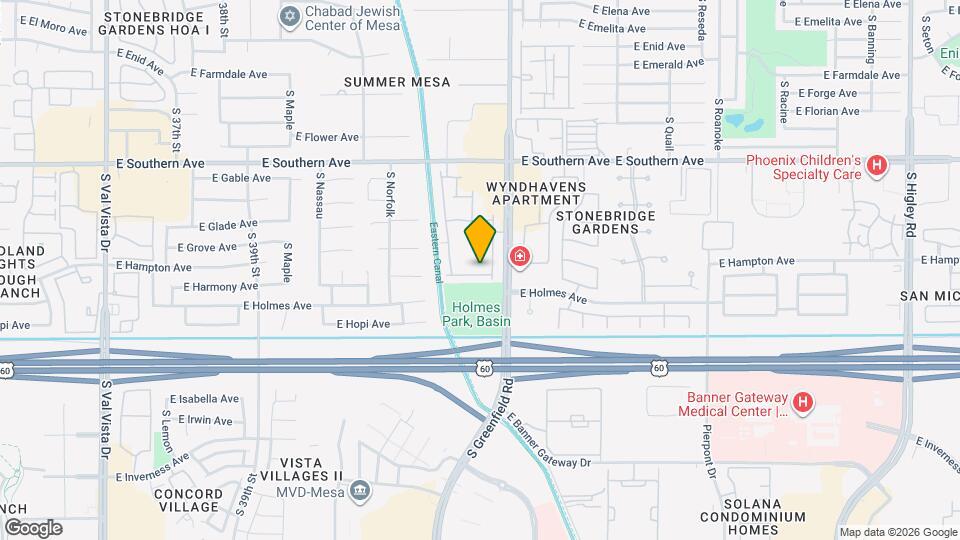 1350 S Greenfield Rd Map and Location Details