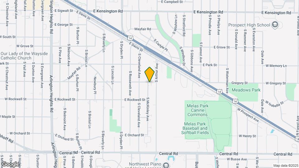 603 S McKinley Ave, Unit 1n Map and Location Details