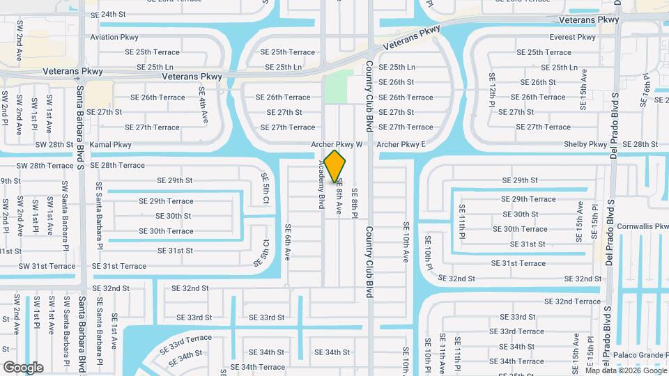 2906 SE 8th Ave Map and Location Details