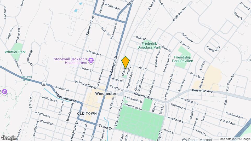 430 Chase St Map and Location Details