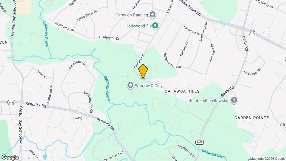 3589 Catawba Creek Dr Mapa y Detalles de la Ubicación