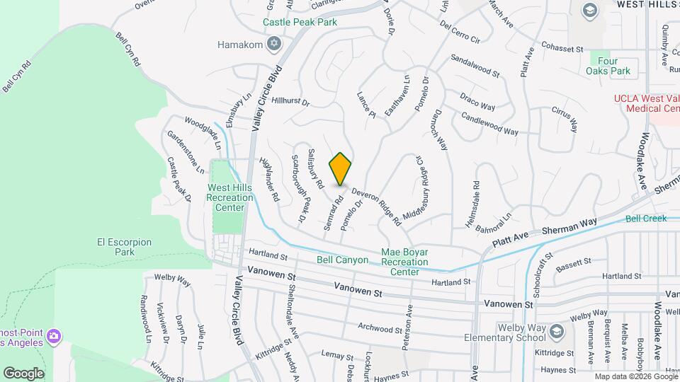 7049 Semrad Rd Map and Location Details