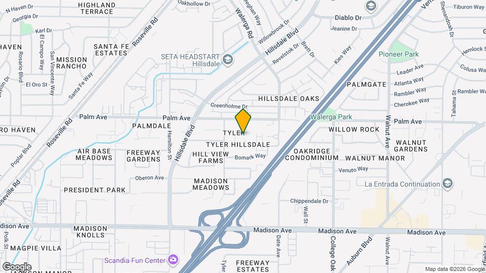 5509 Malibu Palm Ct Map and Location Details