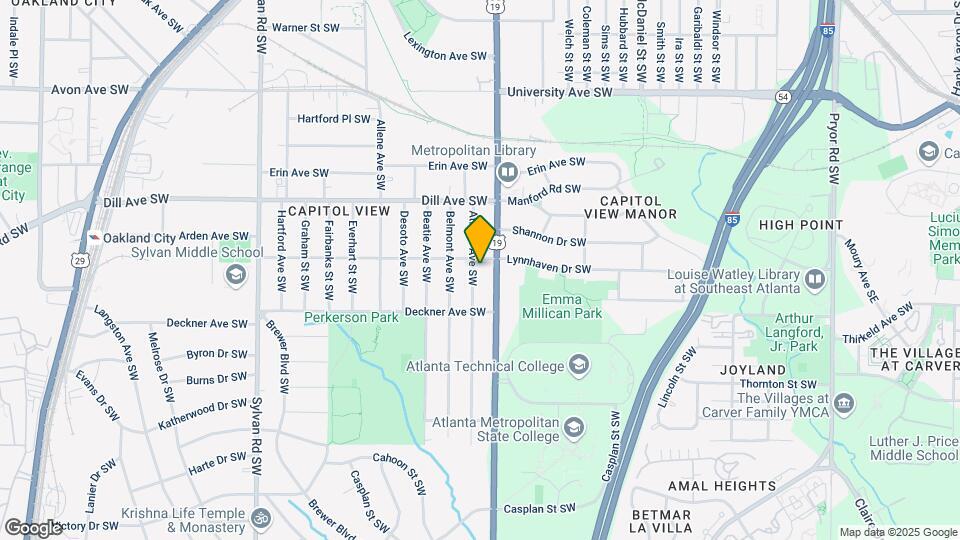 1430 Athens Ave SW Map and Location Details