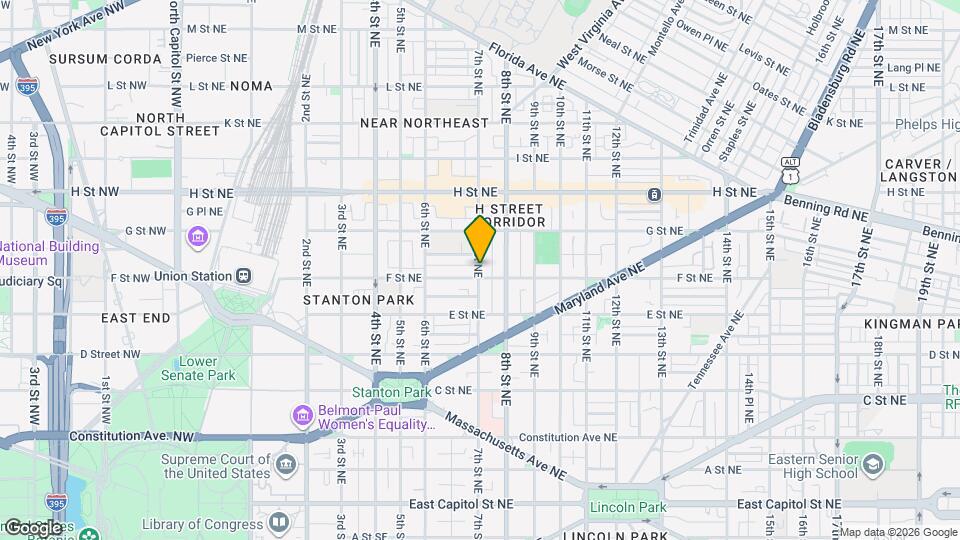 700 F St NE, Unit 2 Mapa y Detalles de la Ubicación