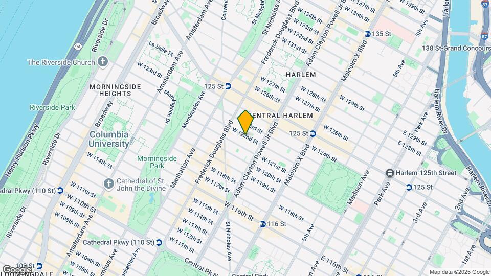 226-228 W 122nd St Mapa y Detalles de la Ubicación