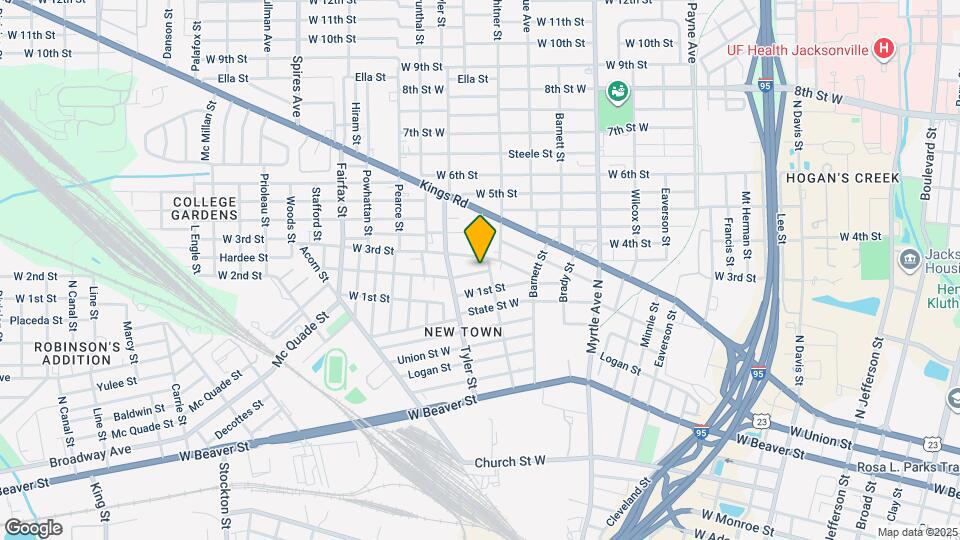 1515 W 2nd St Map and Location Details