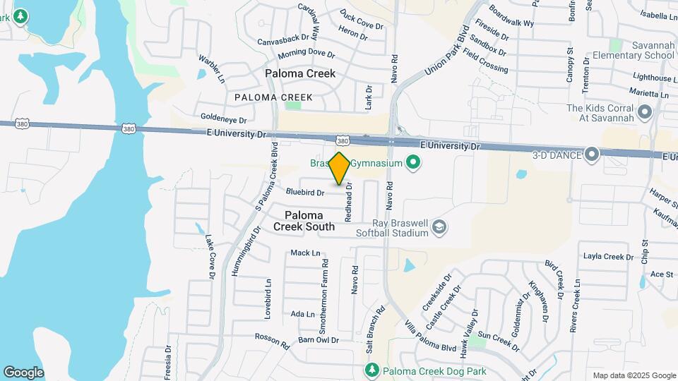 1725 Bluebird Dr Map and Location Details