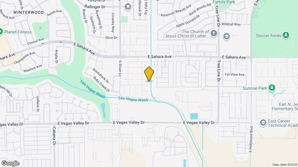 5980 Mahogany Mountain Dr Map and Location Details