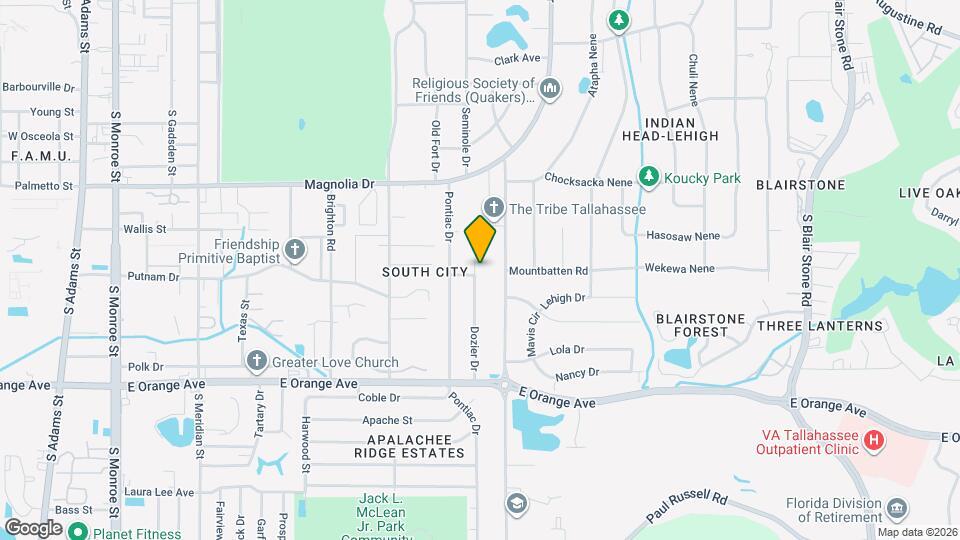 2301 Dozier Dr Map and Location Details