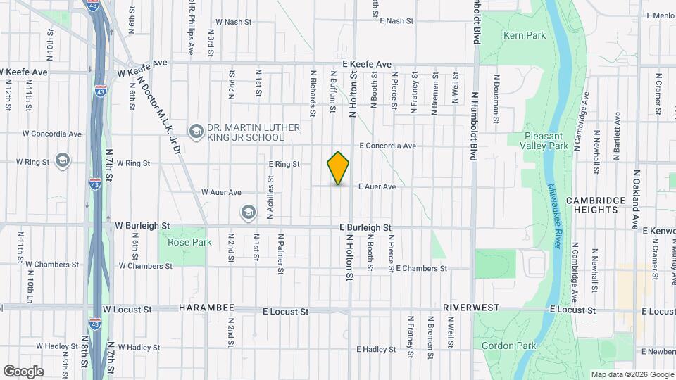 407 E Auer Ave Map and Location Details