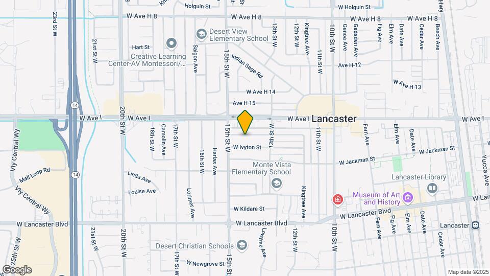 1414 W Ivesbrook St Mapa y Detalles de la Ubicación