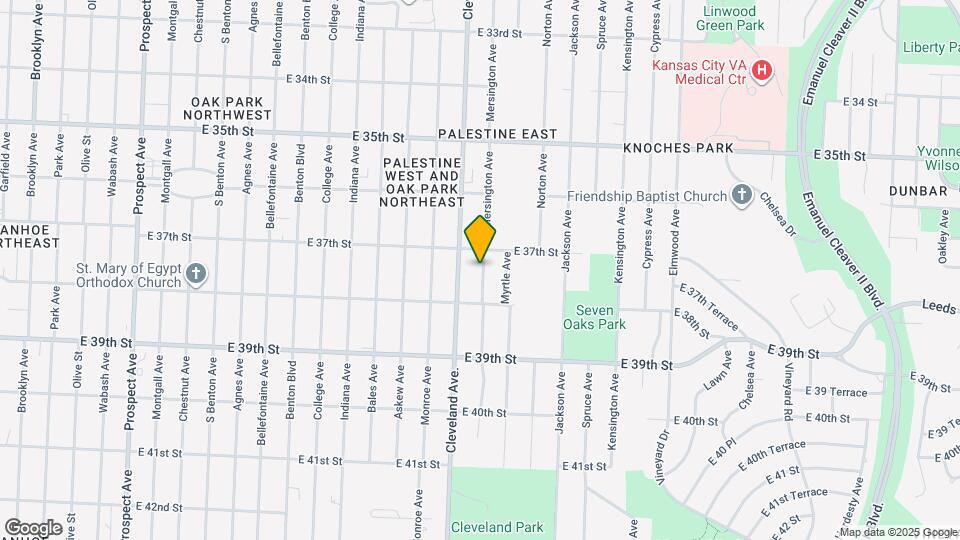 3716 Mersington Ave Map and Location Details