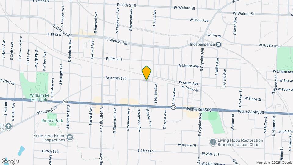 2100 S Scott Ave Map and Location Details