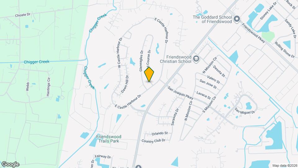 304 Old Course Dr Map and Location Details