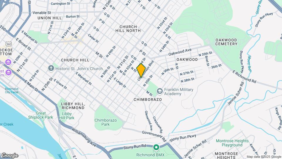 715 Chimborazo Blvd Map and Location Details