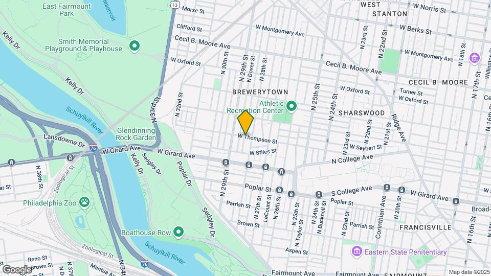 1265 N Newkirk St Map and Location Details
