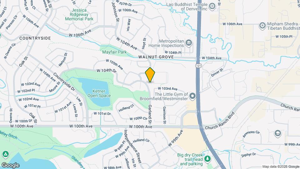 9379 W 104th Dr Mapa y Detalles de la Ubicación