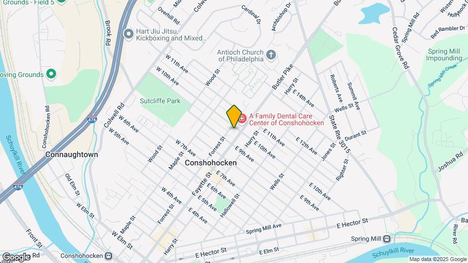 926 Fayette St Map and Location Details