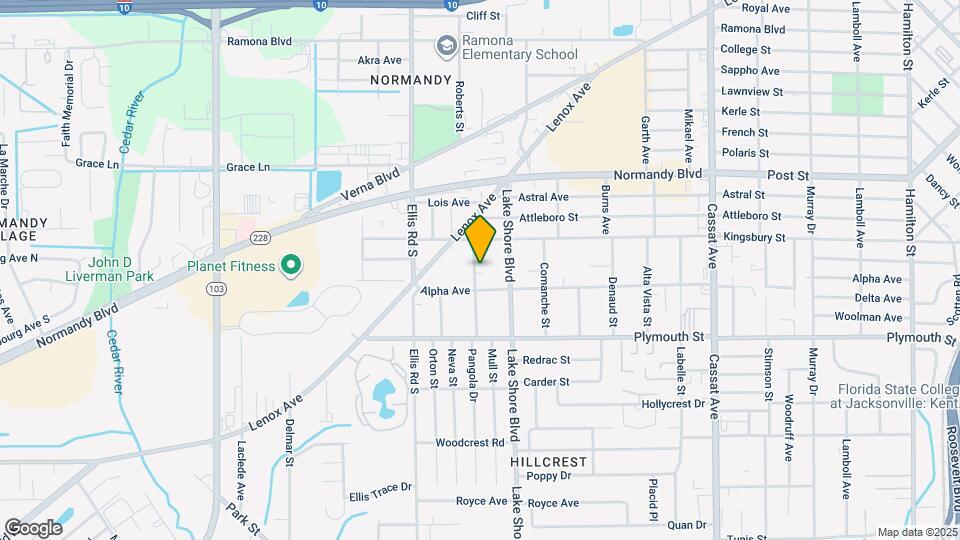 1131 Pangola Dr Map and Location Details