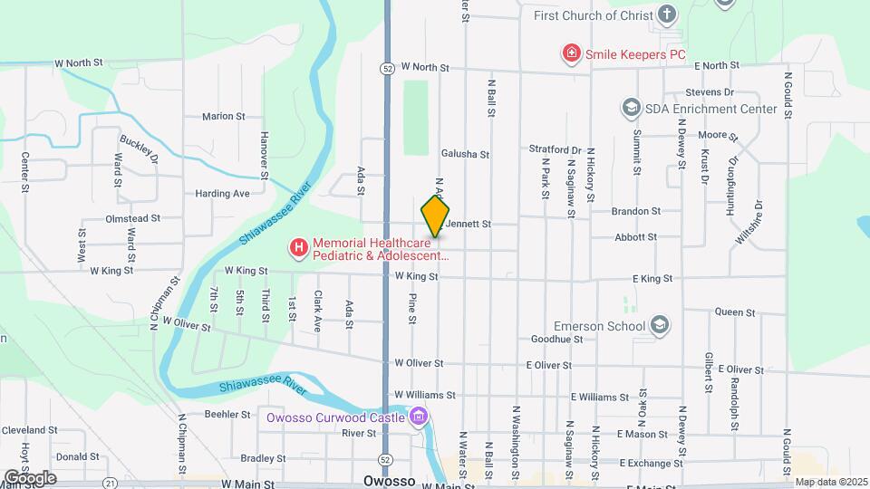 402 Elizabeth St Map and Location Details