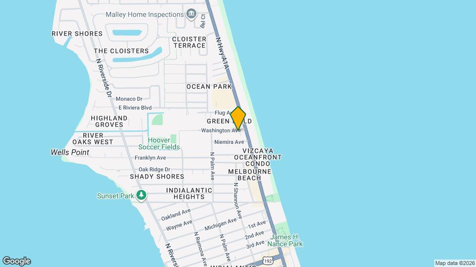 129 Washington Ave Map and Location Details