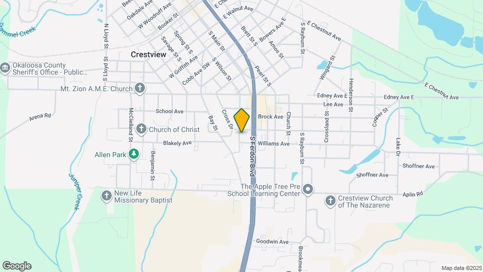 1109 S Wilson St Map and Location Details