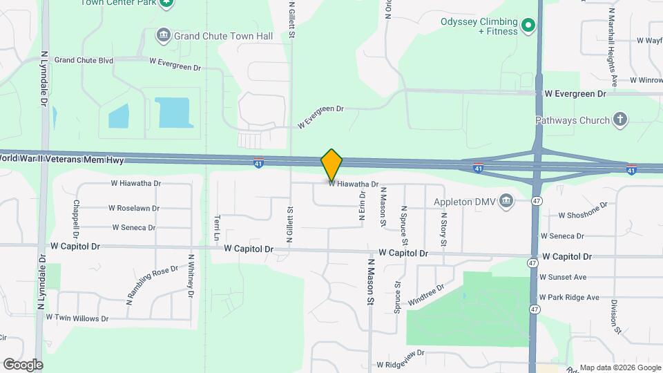 1389 W Hiawatha Dr, Unit 1389 Map and Location Details